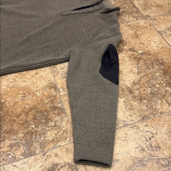 ExOfficio 1/4 Snap Sweater Sweatshirt Brown Long Sleeve Outdoor Gorpcore Men's - Picture 4 of 11